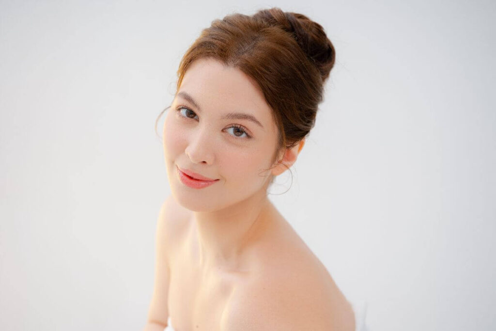 Client receiving a non-surgical facial treatment at a premium skin clinic in the Philippines